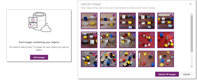 Add images to model
