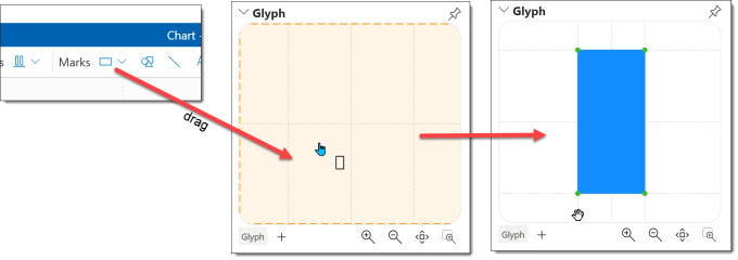 Adding a shape to the Glyph.