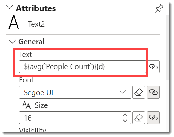 Changing the number format