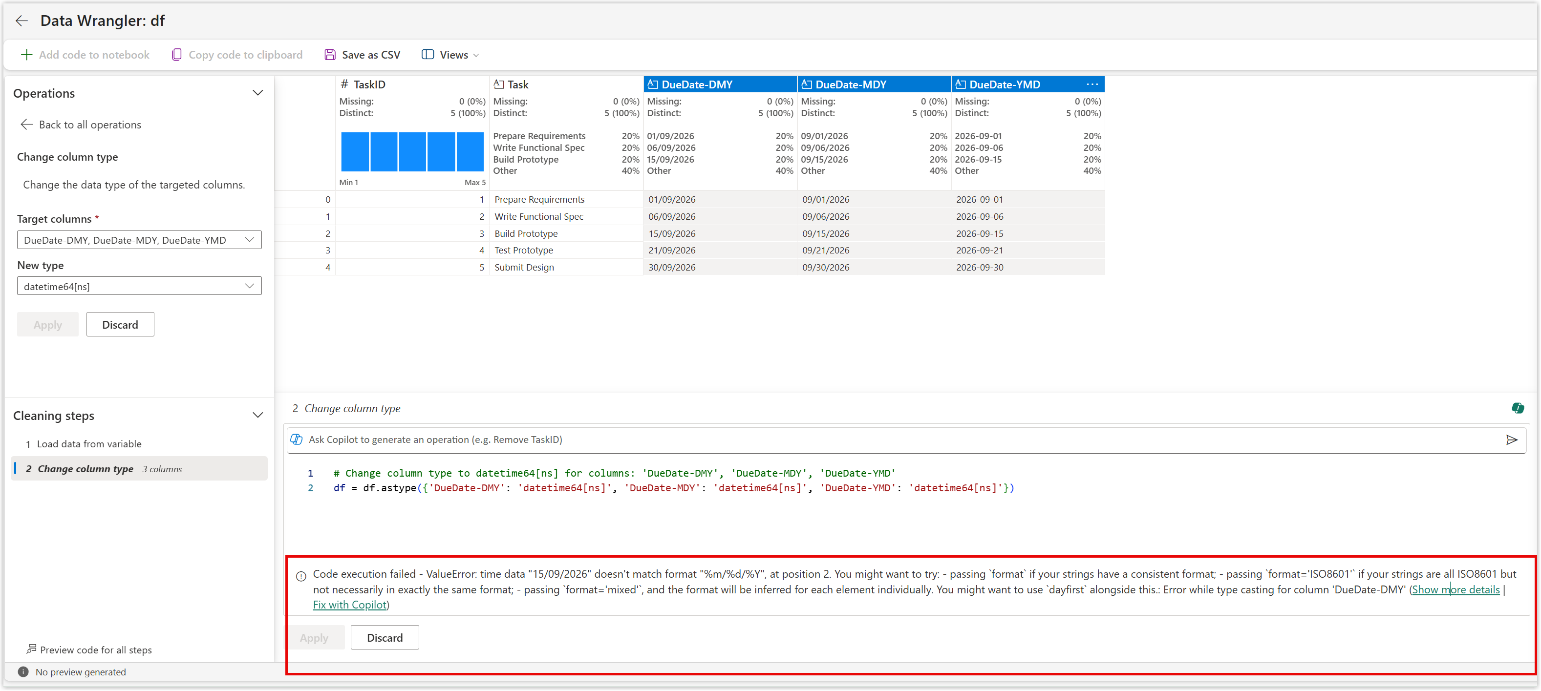 screen grab of data wrangler showing what is described above