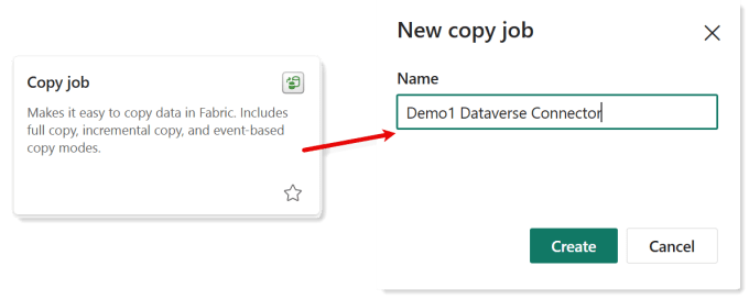 Selecting Copy and naming it as described in the instructions