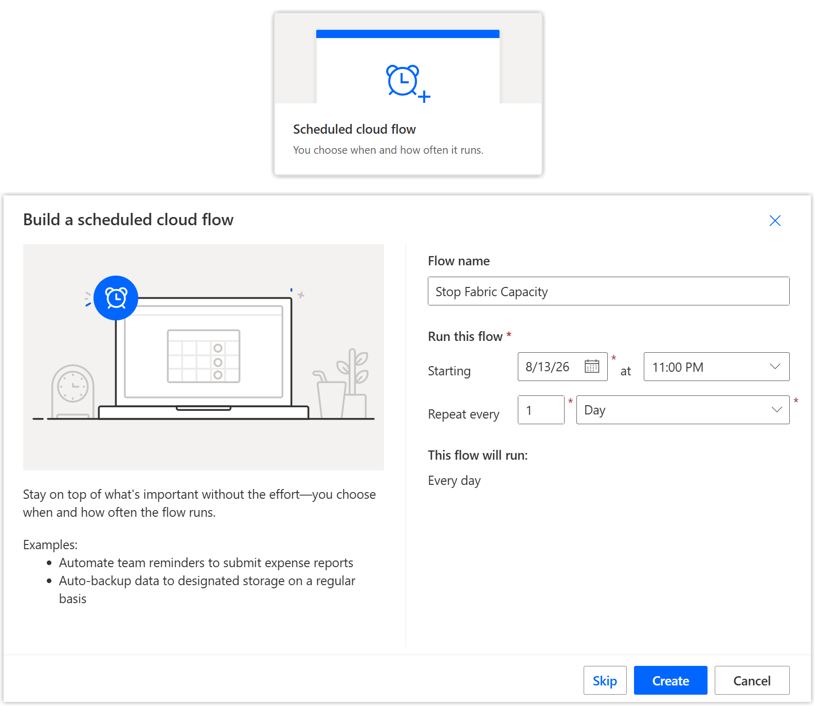 Screenshots of the above instructions