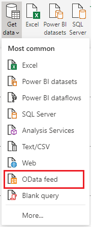 odata source