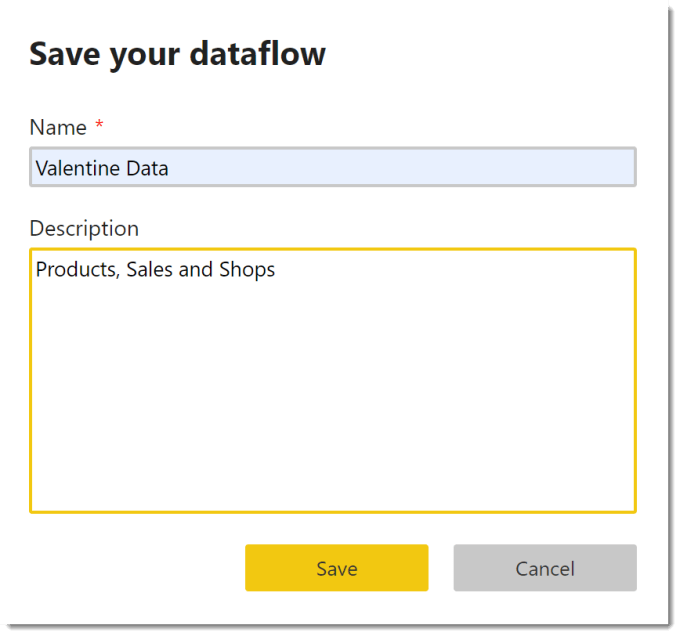 name the dataflow