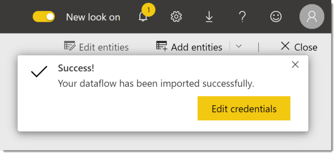 import successful
