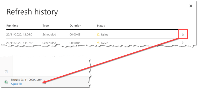 click on arrow to download file