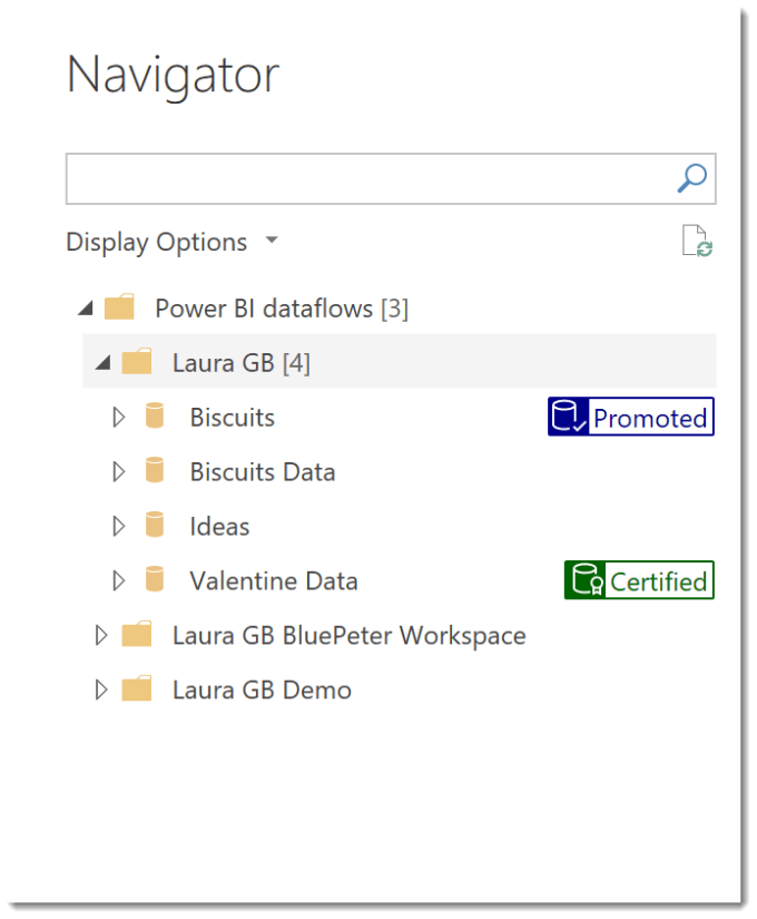 dataflows with endorsement tags