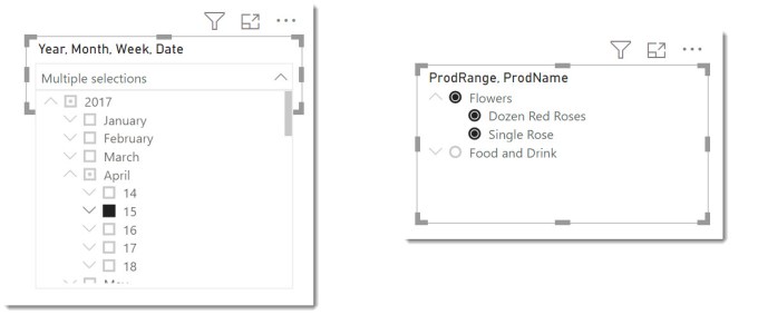 formatting the slicer
