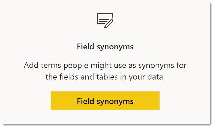 Featured image of post Power BI – Q&A Synonyms Update