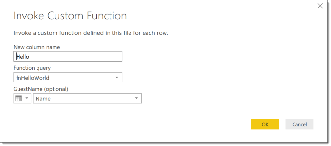 invoke handwritten function