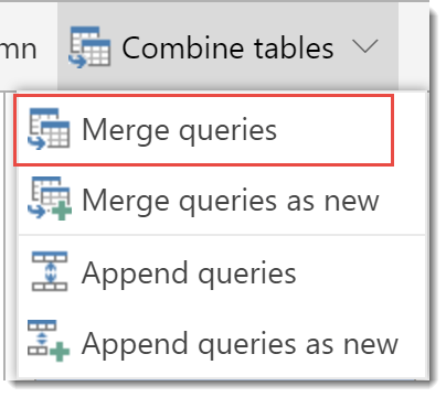 merge queries