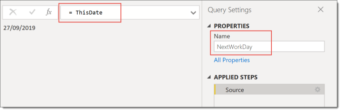 Using parameter in the step