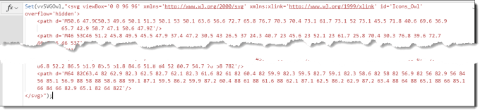 saving SVG to variable