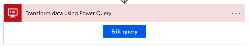 Successful connection to power query in microsoft flow