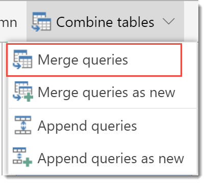 merge queries