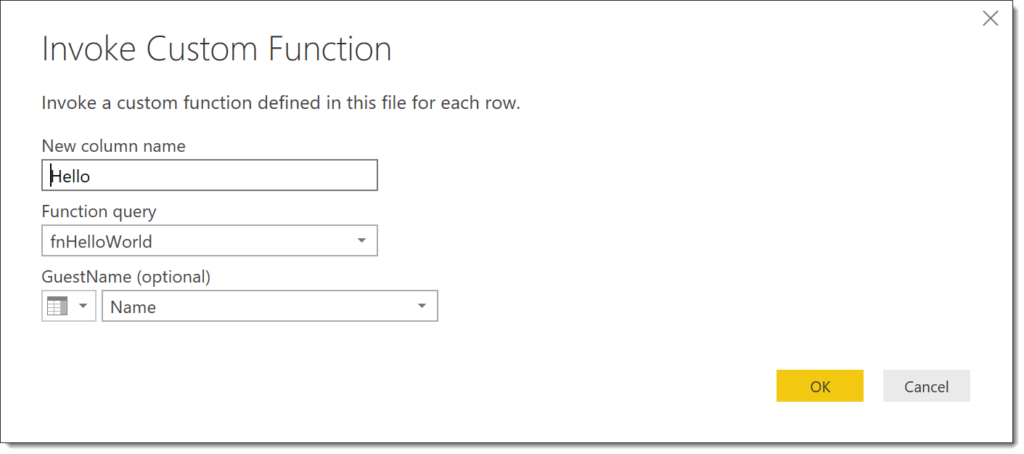 invoke handwritten function