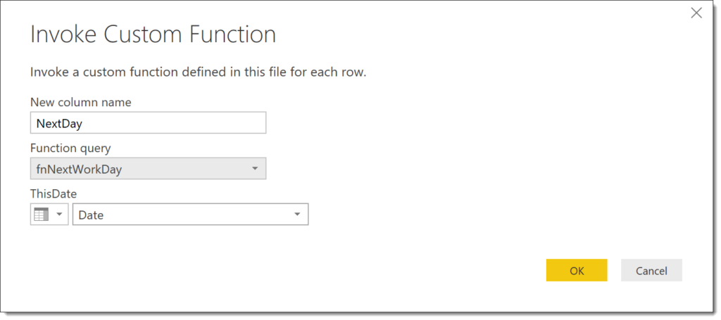 Invoking the multi-step function