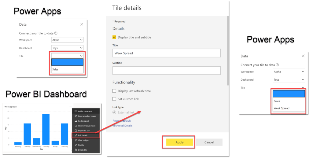 fix a missing embed a Power BI chart