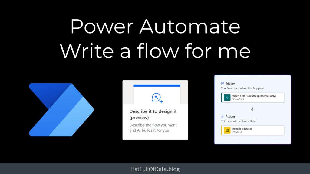 Thumbnail from the YouTube video Power Automate Write me a flow